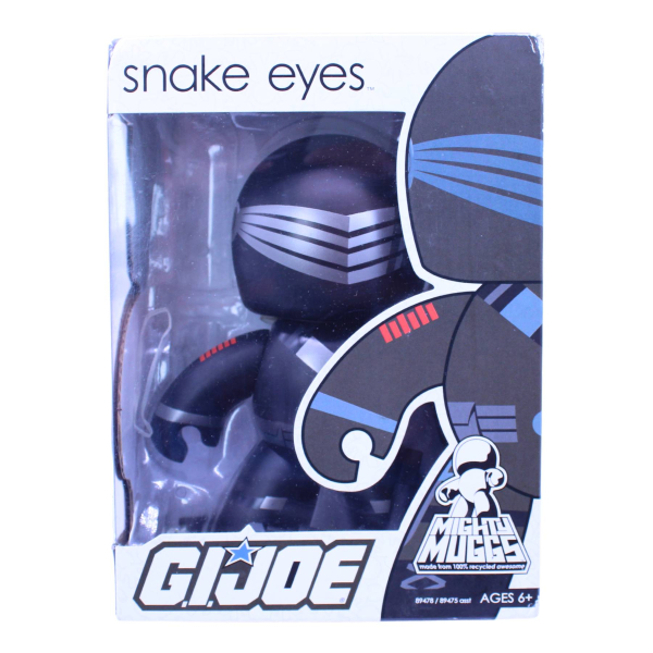 G.I. Joe Snake Eyes Mighty Muggs 2008 Hasbro OVP | Hoppla-Stuff